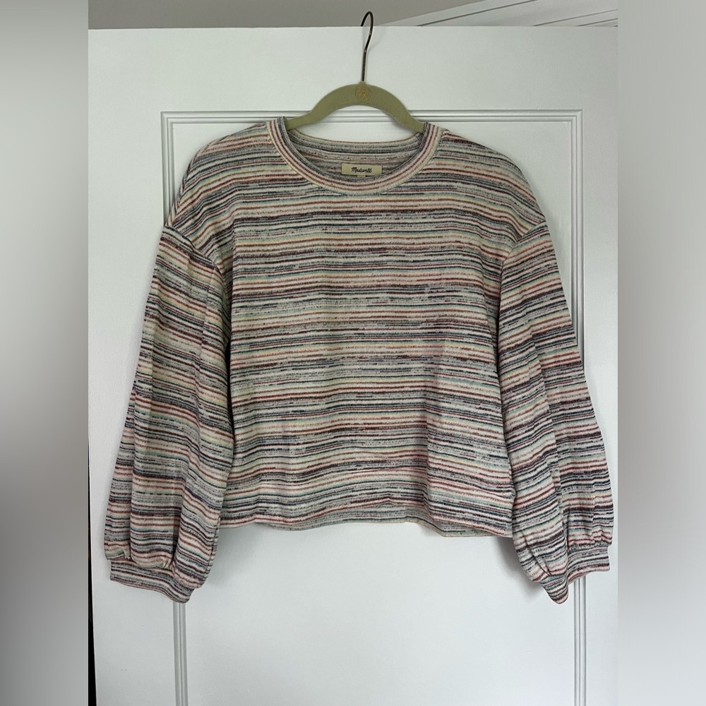 Madewell Cropped Long Sleeve Top
